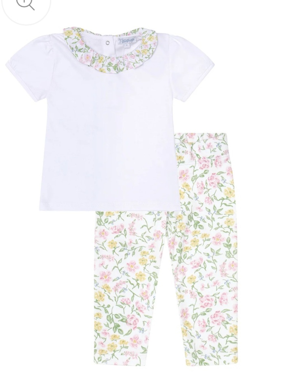 NELLAPIMA - Berry Wildflowers Tee-Leggings Set - 9-12m